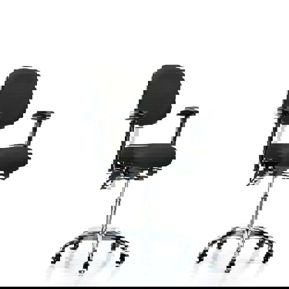 Task Chair: ESD Vinyl, Black