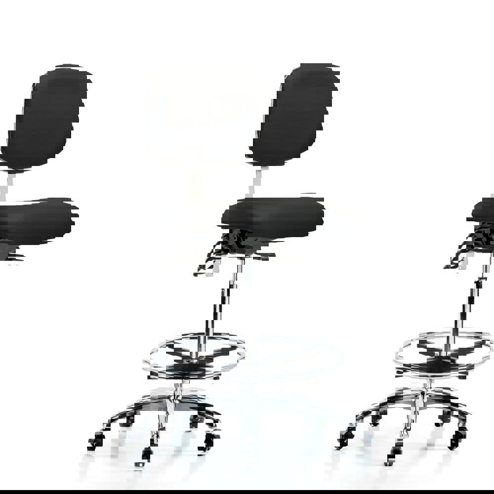 Task Chair: ESD Vinyl, Black