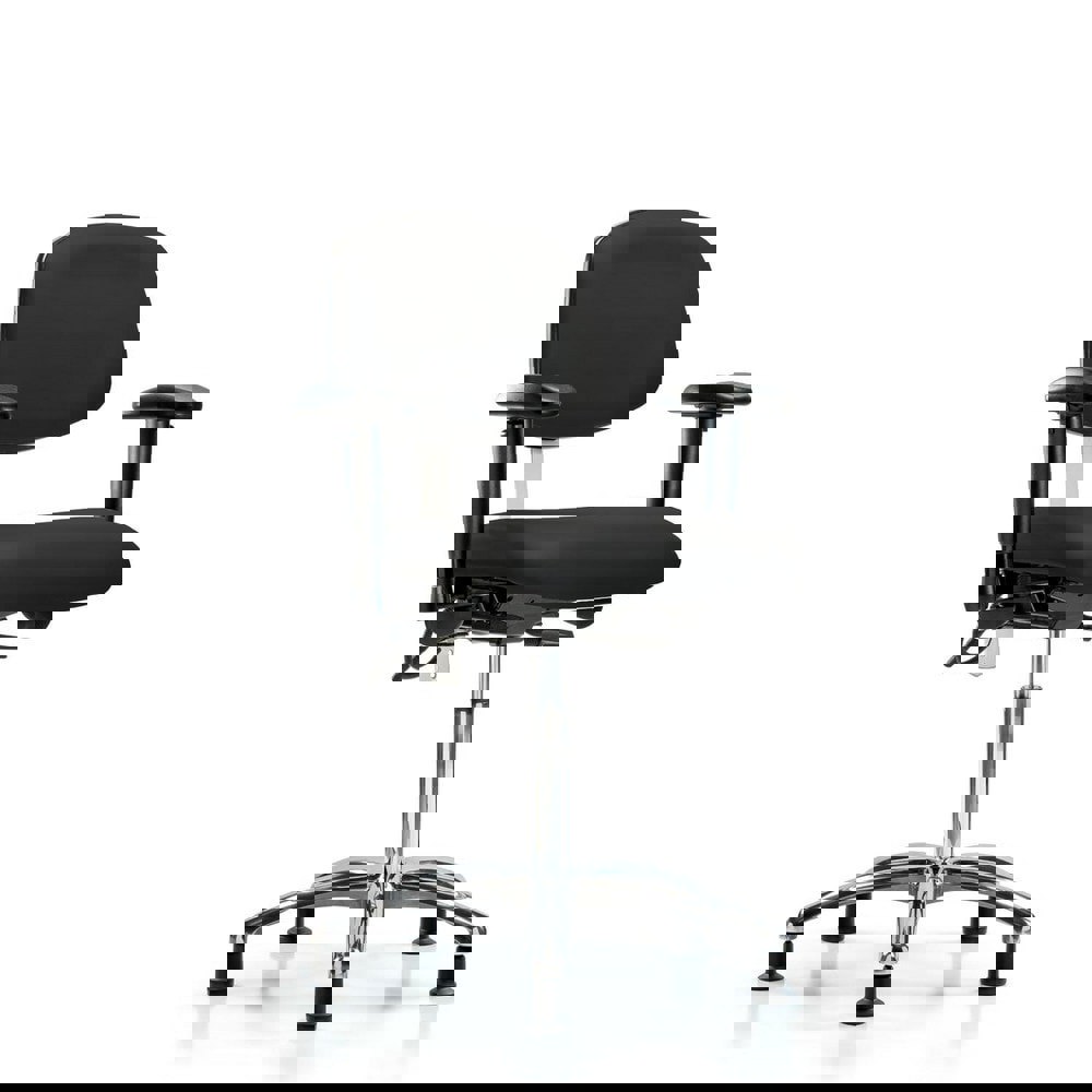 Task Chair: ESD Vinyl, Black