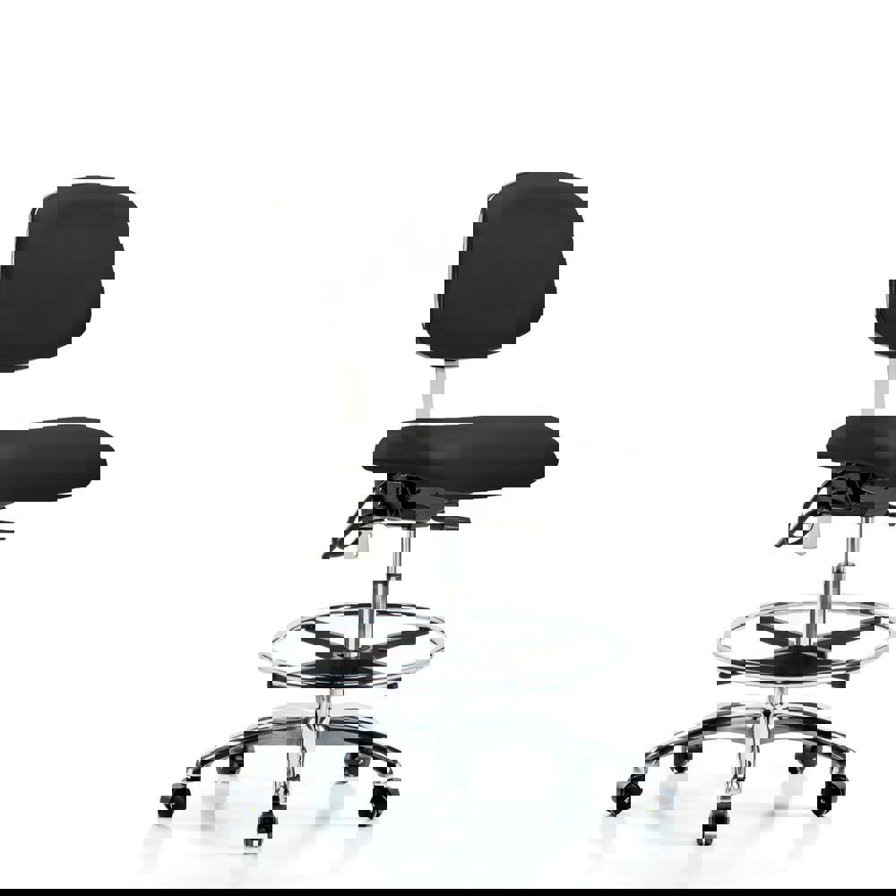 Task Chair: ESD Vinyl, Black