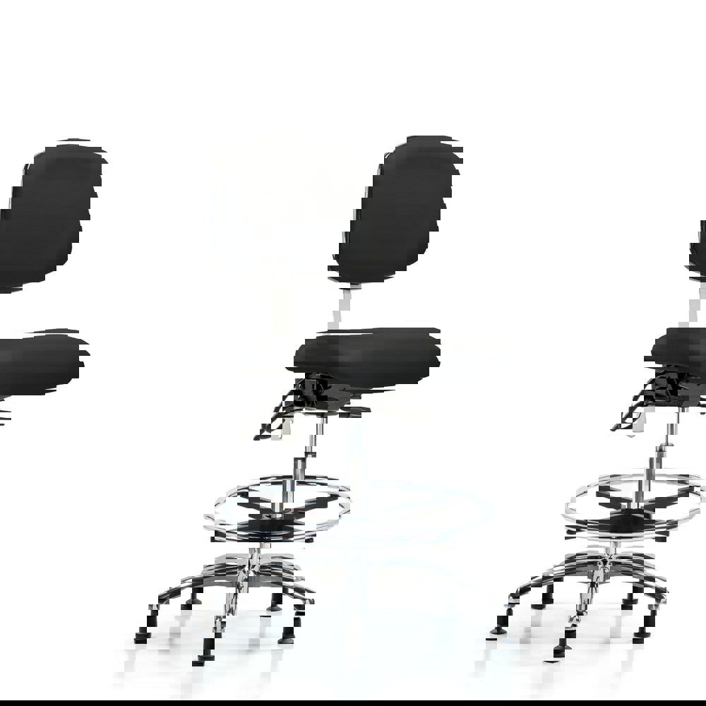 Task Chair: ESD Vinyl, Black