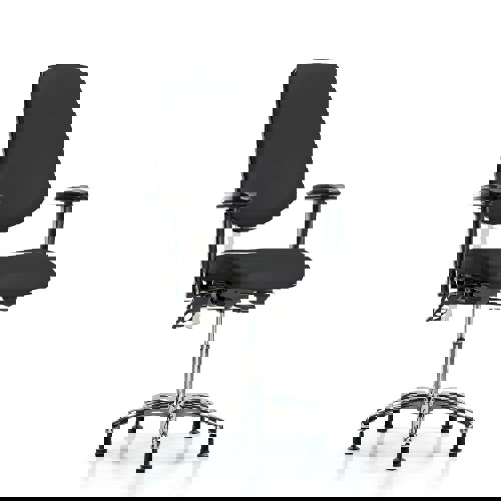 Task Chair: ESD Vinyl, Black