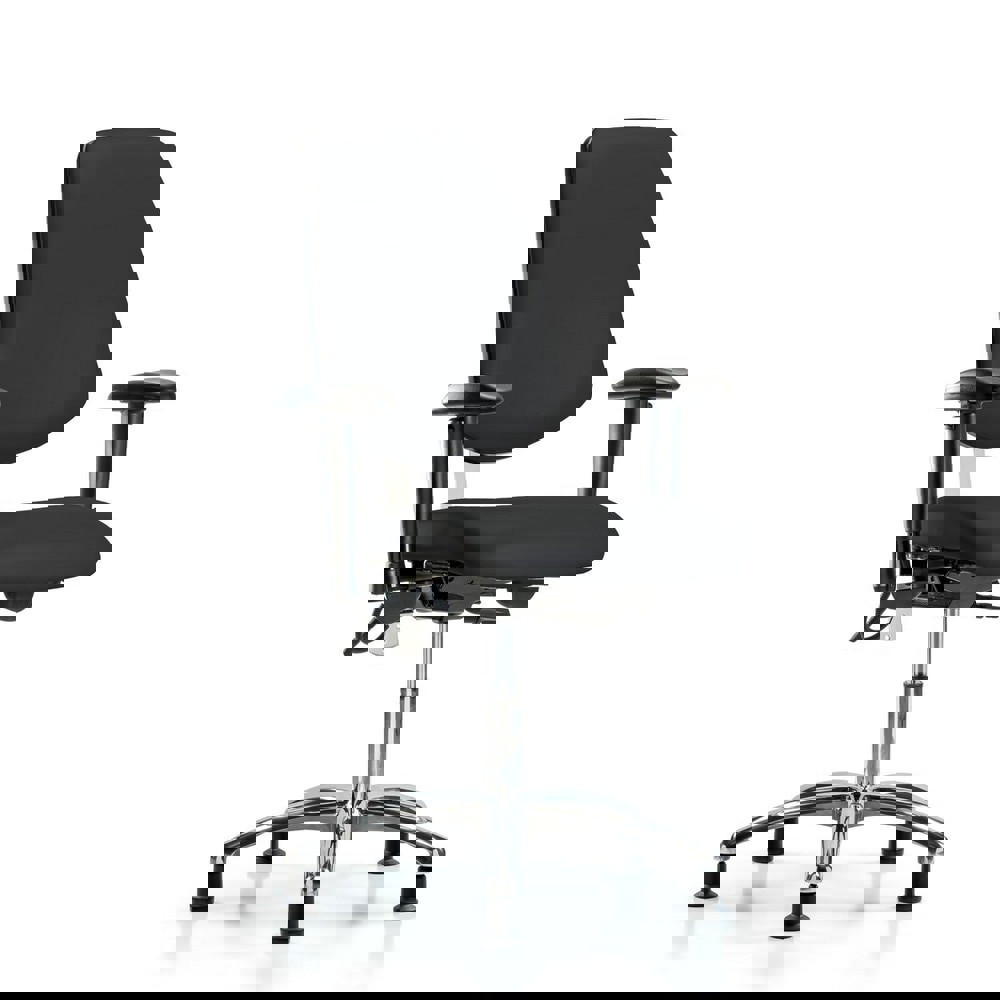 Task Chair: ESD Vinyl, Black