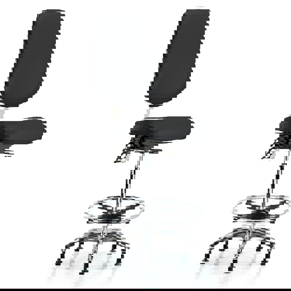 Task Chair: ESD Vinyl, Black