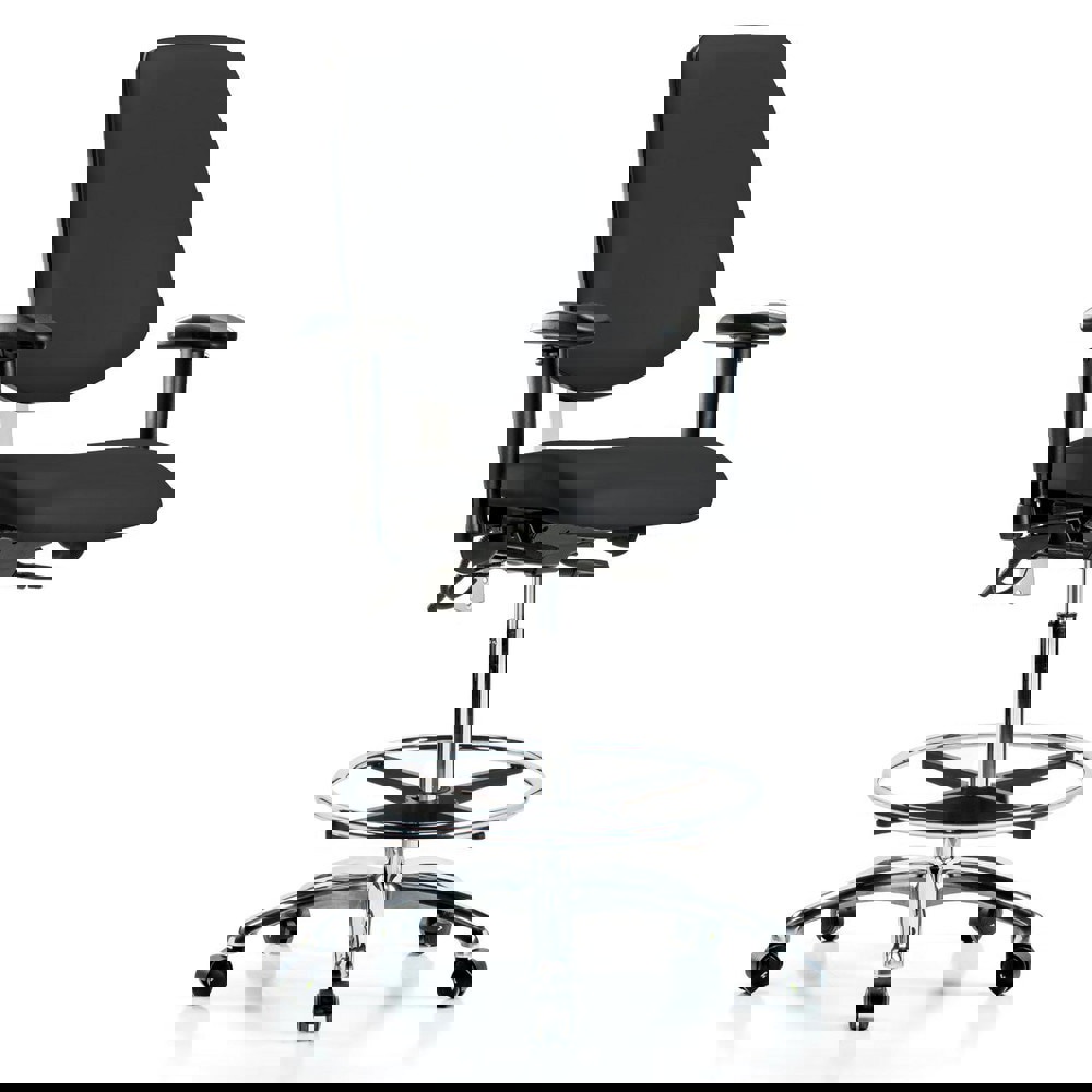 Task Chair: ESD Vinyl, Black