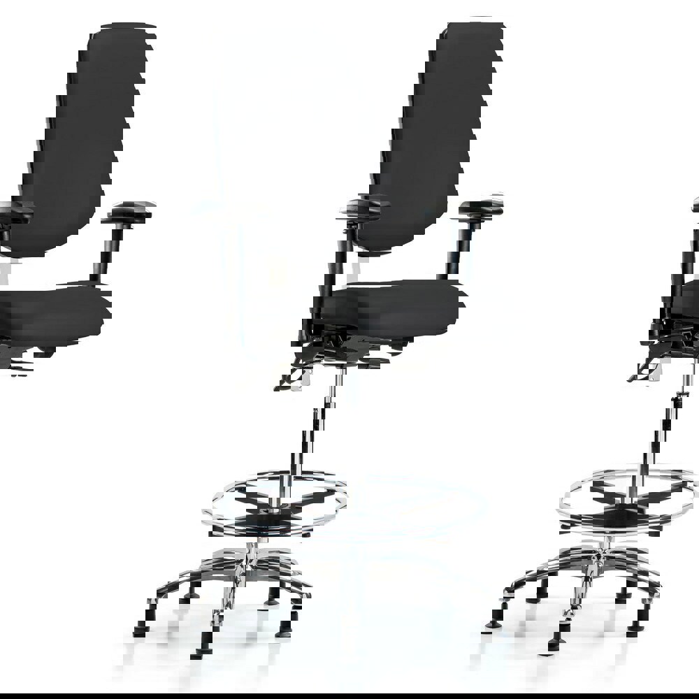 Task Chair: ESD Vinyl, Black