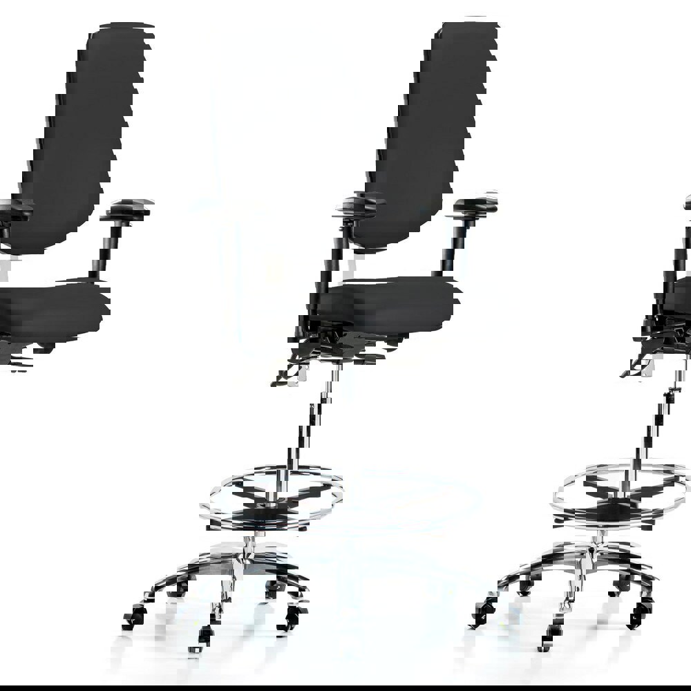 Task Chair: ESD Vinyl, Black