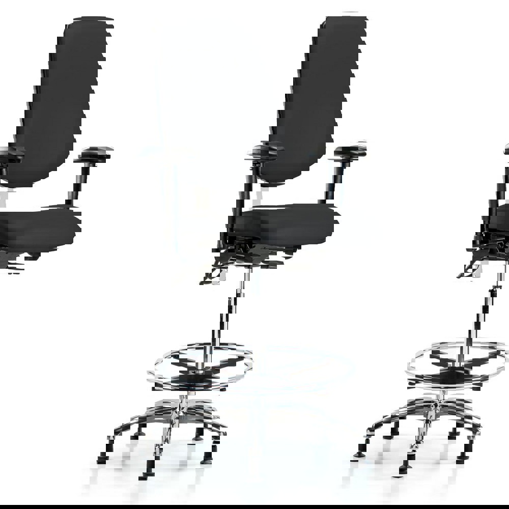 Task Chair: ESD Vinyl, Black