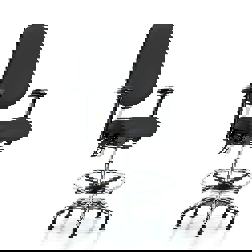 Task Chair: ESD Vinyl, Black