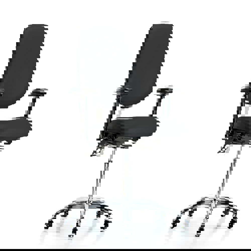 Task Chair: ESD Vinyl, Black