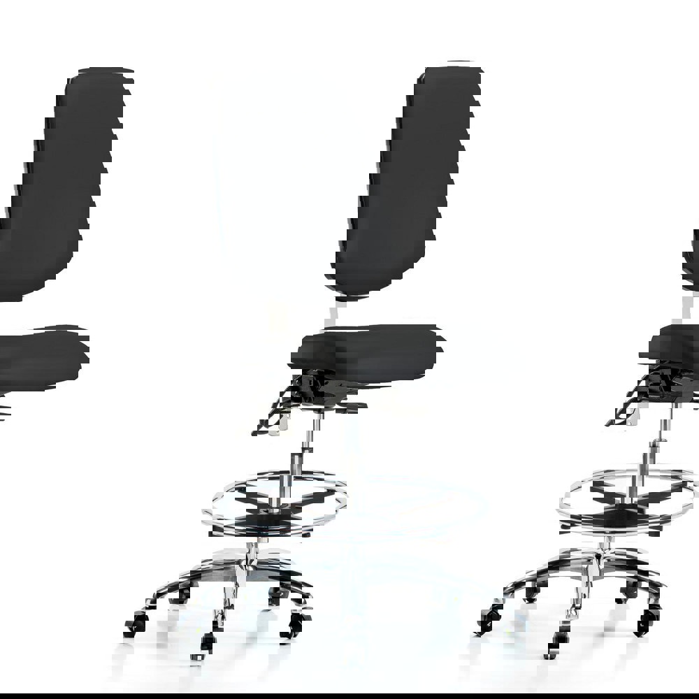 Task Chair: ESD Vinyl, Black