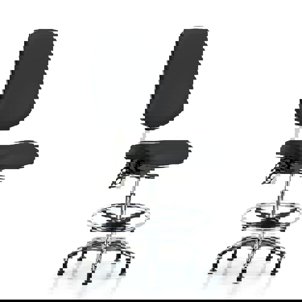 Task Chair: ESD Vinyl, Black