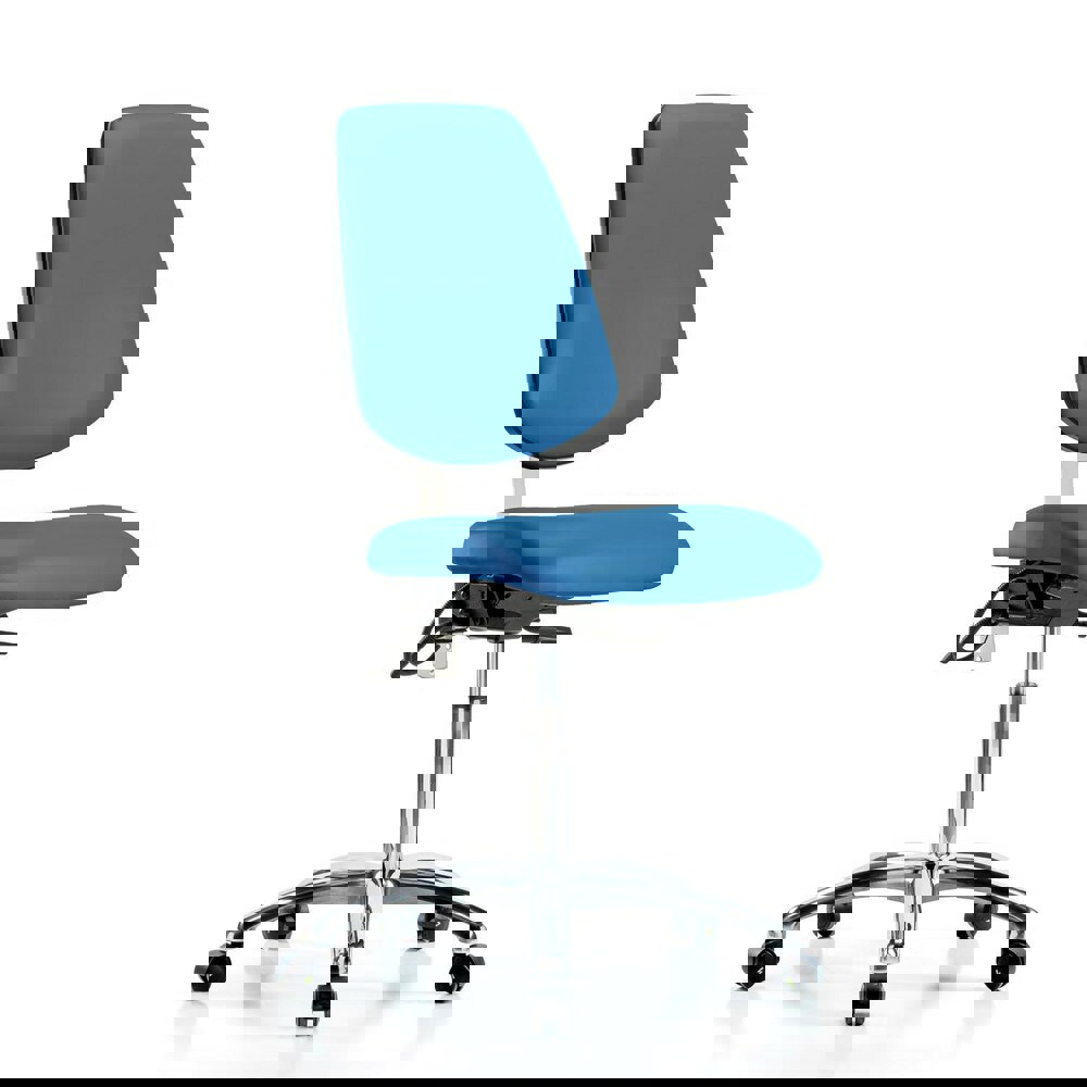 Task Chair: ESD Vinyl, Blue