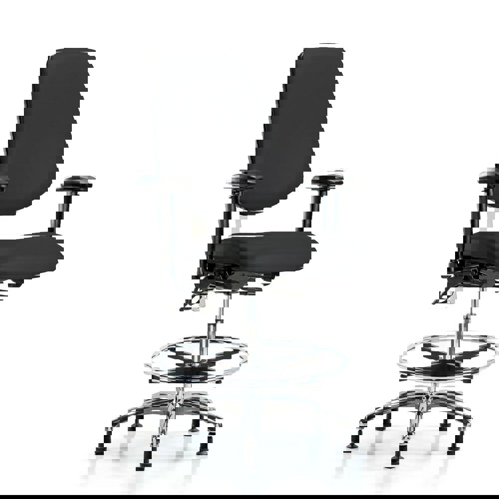 Task Chair: ESD Vinyl, Black