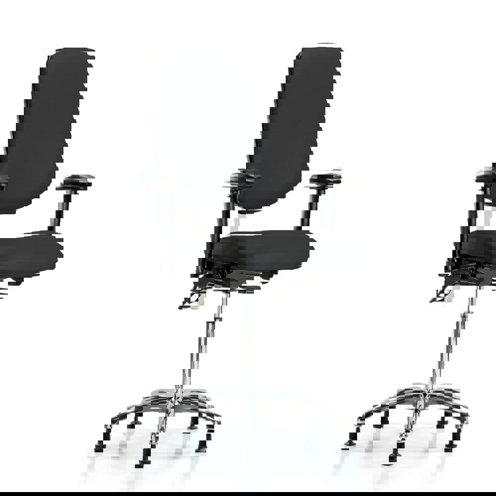 Task Chair: ESD Vinyl, Black