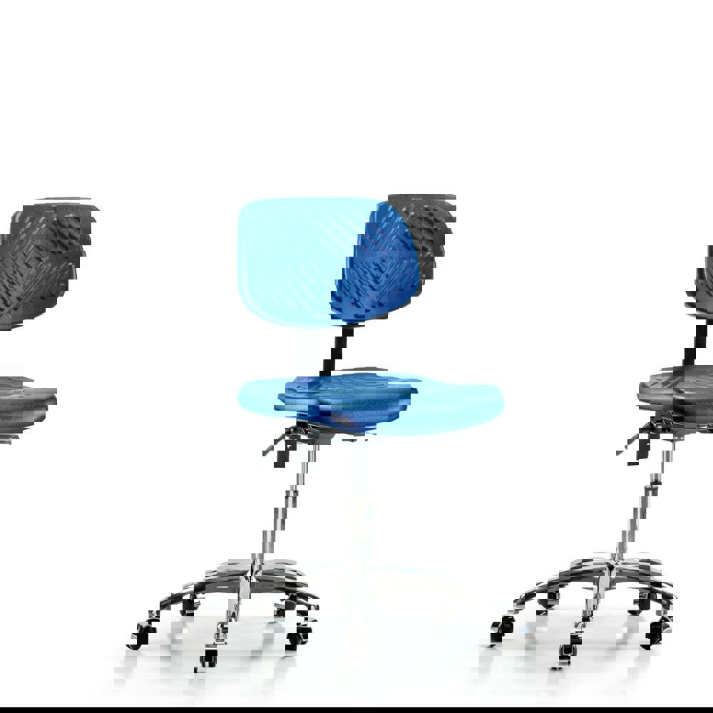 Task Chair: Polyurethane, Blue