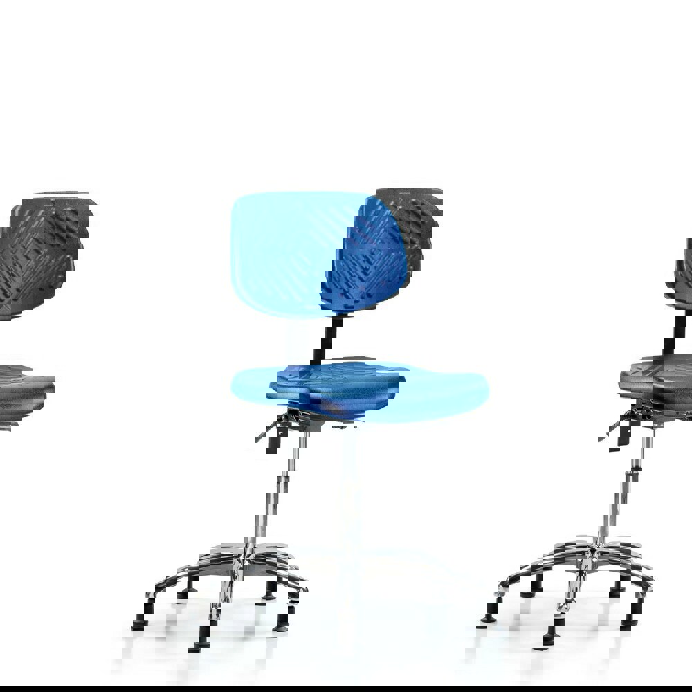 Task Chair: Polyurethane, Blue