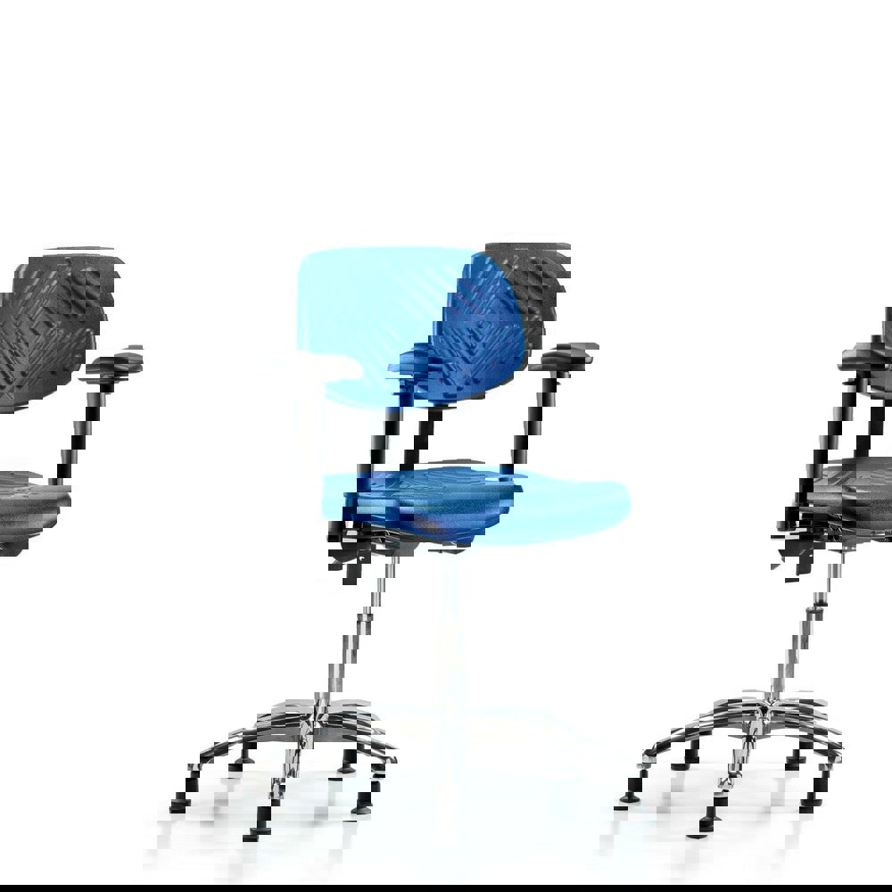 Task Chair: Polyurethane, Blue