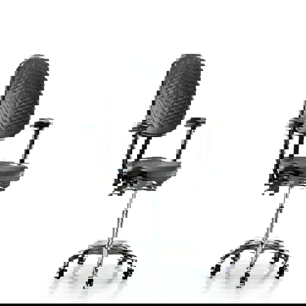 Task Chair: Polyurethane, Black