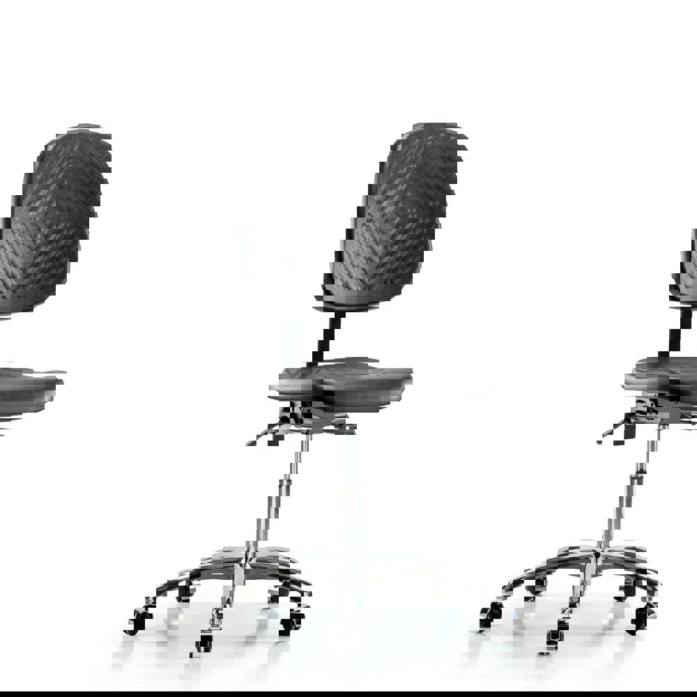 Task Chair: Polyurethane, Black