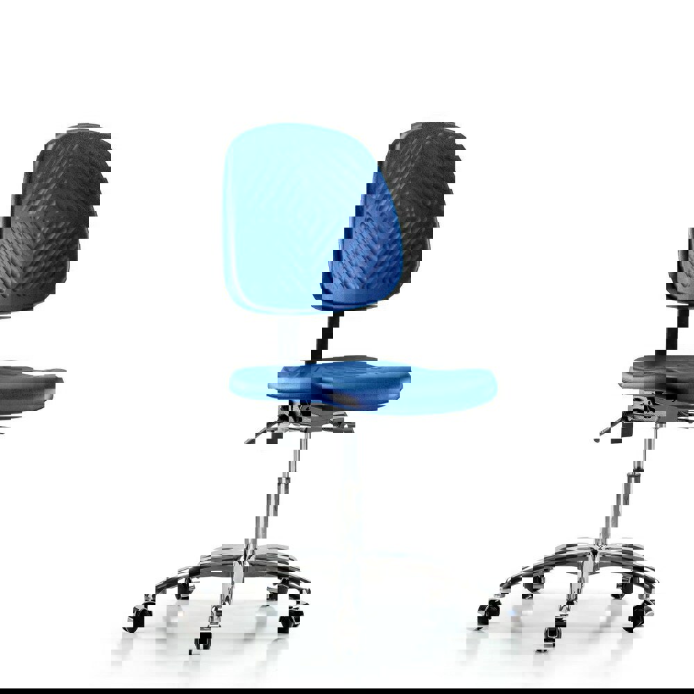 Task Chair: Polyurethane, Blue