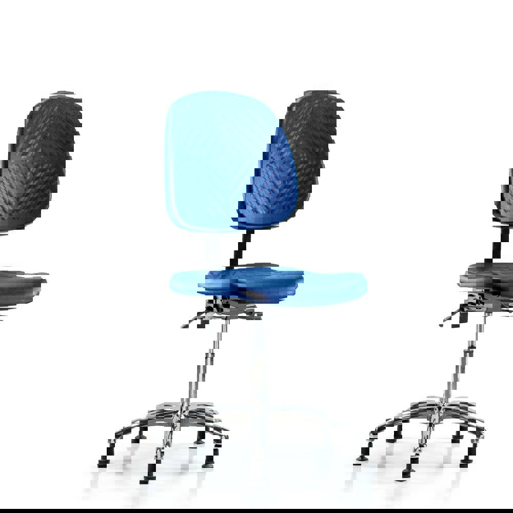 Task Chair: Polyurethane, Blue