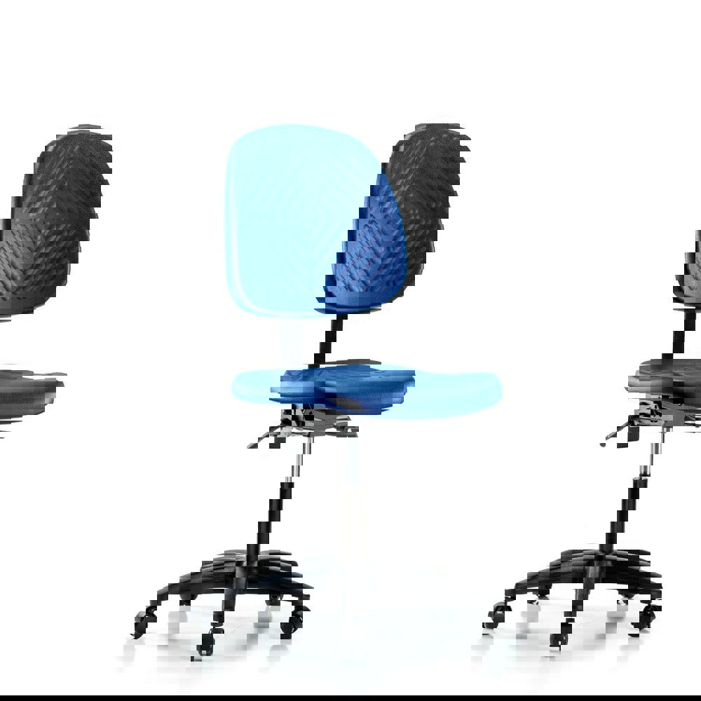 Task Chair: Polyurethane, Blue