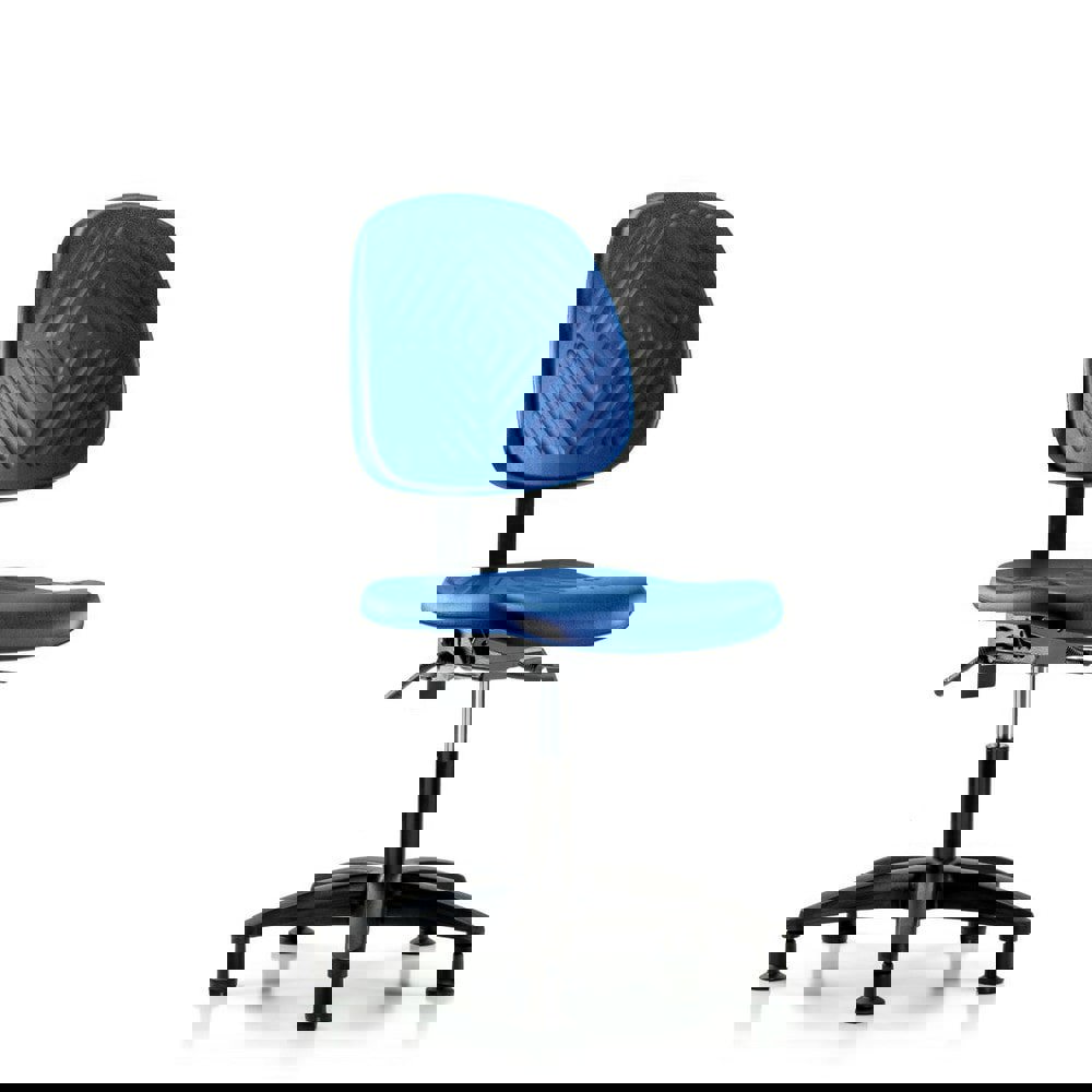 Task Chair: Polyurethane, Blue