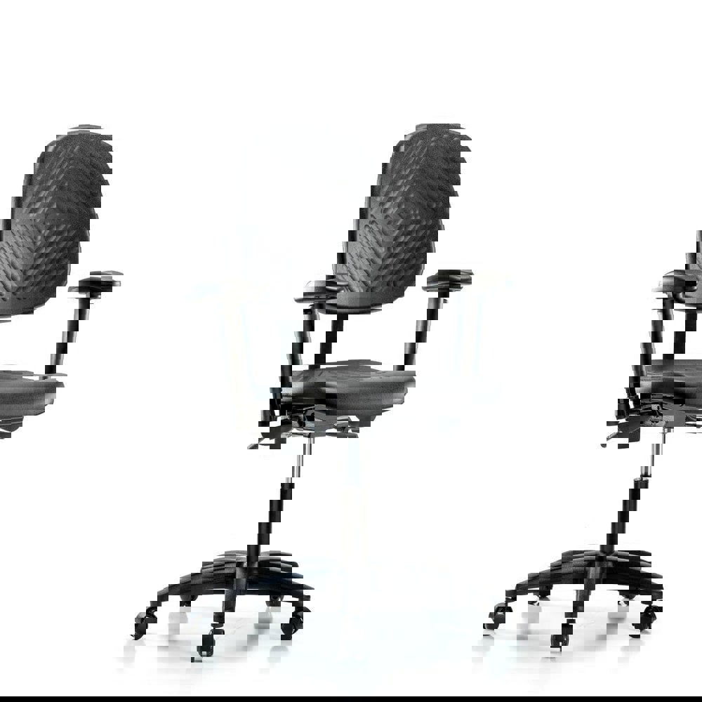 Task Chair: Polyurethane, Black