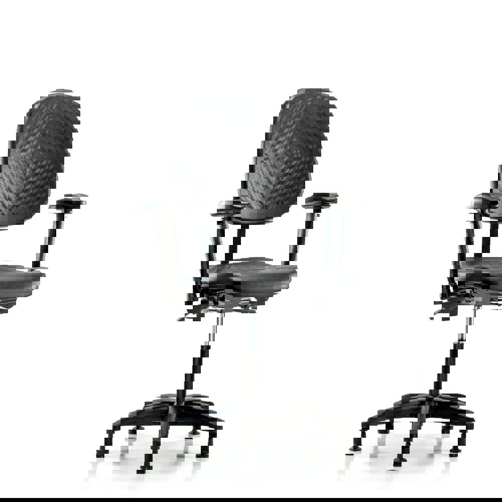 Task Chair: Polyurethane, Black