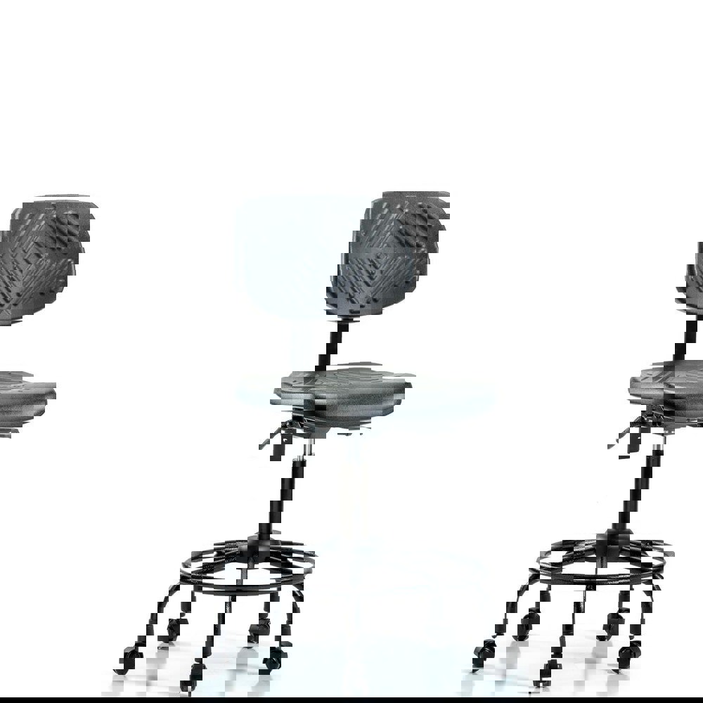 Task Chair: Polyurethane, Black