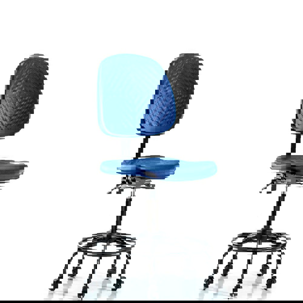 Task Chair: Polyurethane, Blue