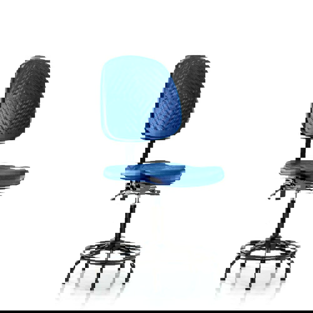 Task Chair: Polyurethane, Blue