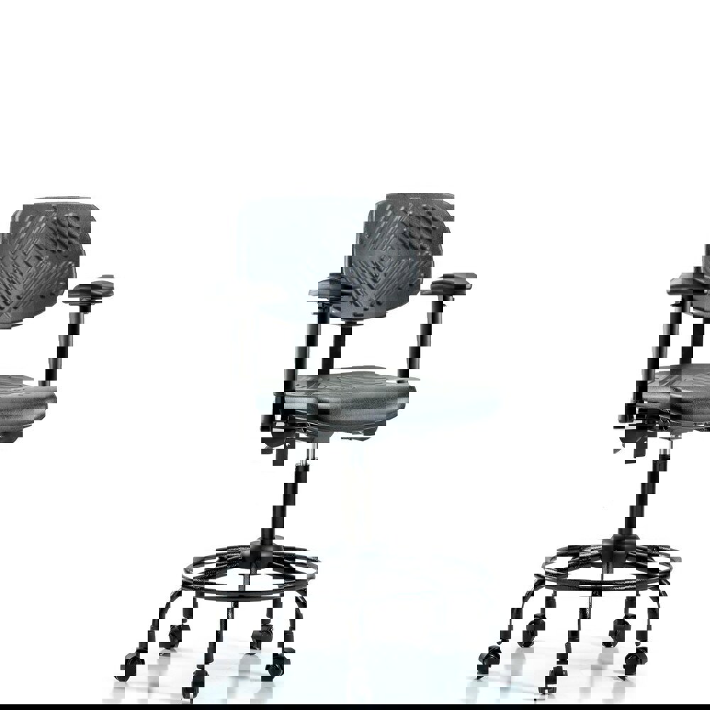 Task Chair: Polyurethane, Black