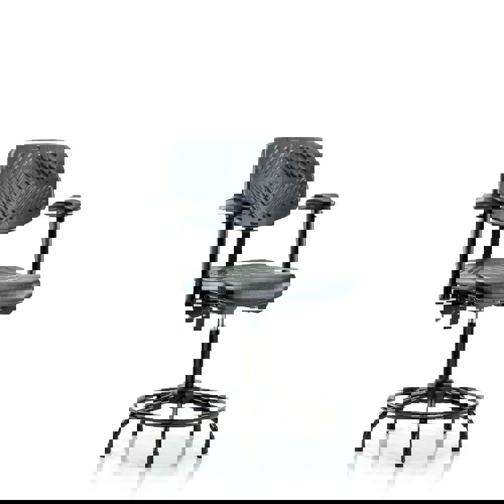 Task Chair: Polyurethane, Black