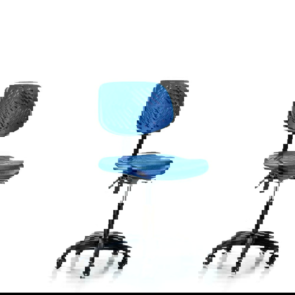 Task Chair: Polyurethane, Blue