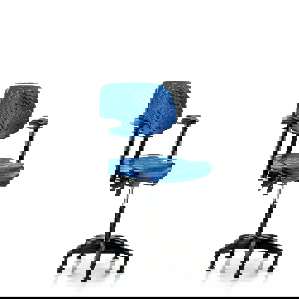 Task Chair: Polyurethane, Blue