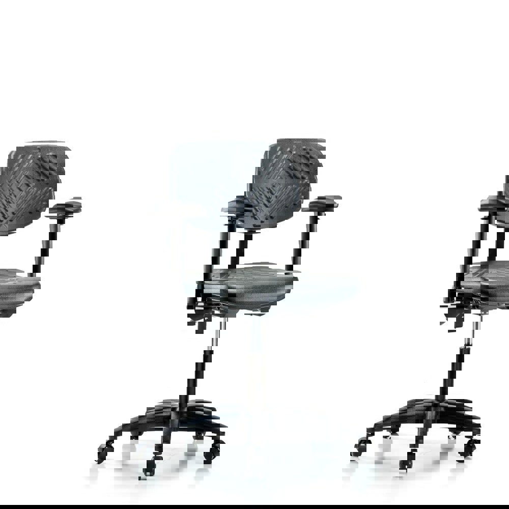 Task Chair: Polyurethane, Black