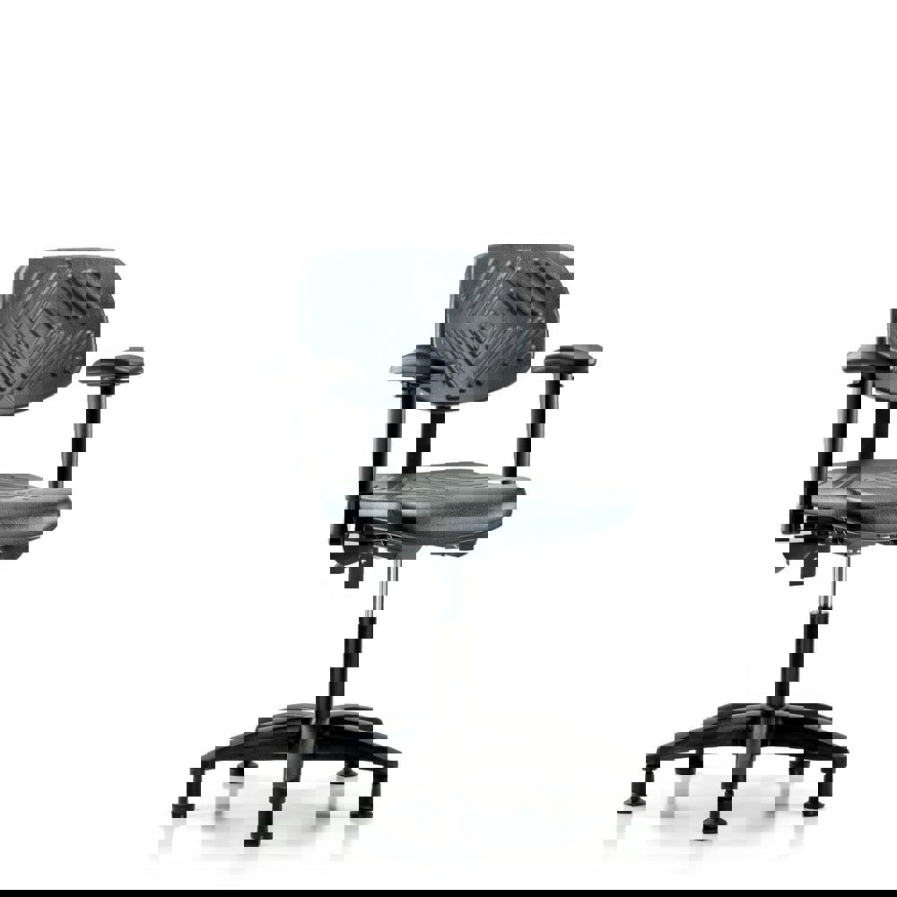 Task Chair: Polyurethane, Black