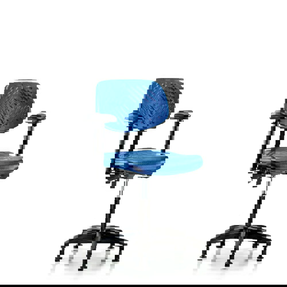 Task Chair: Polyurethane, Blue