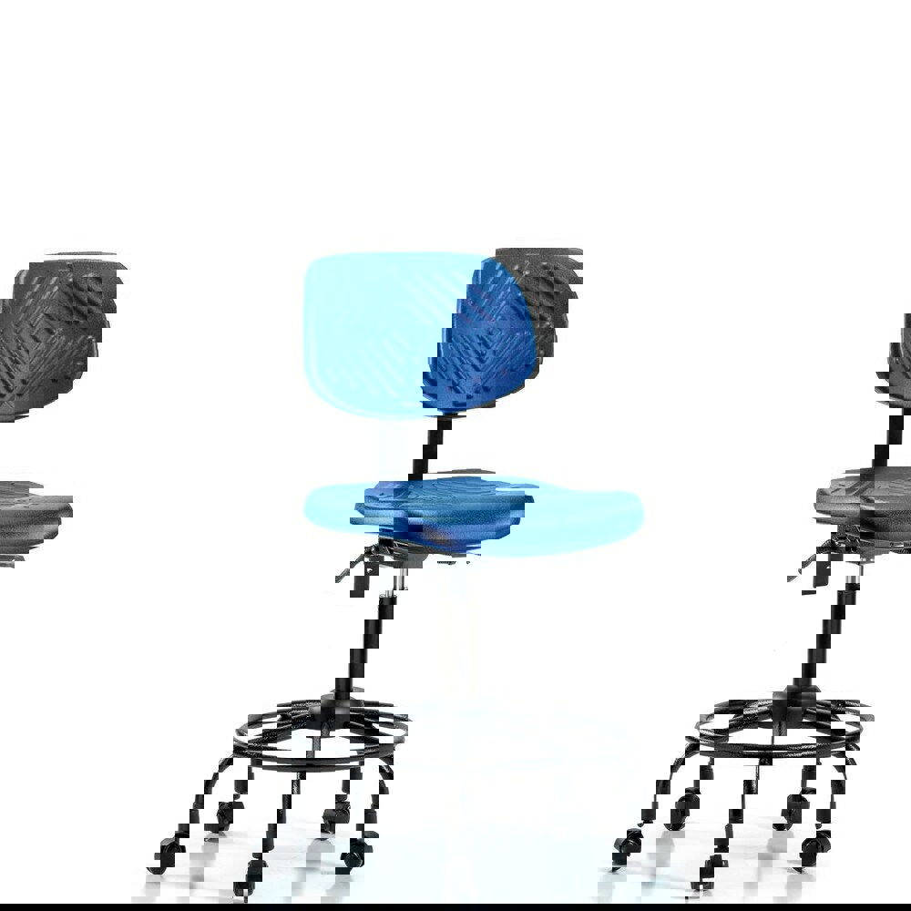 Task Chair: Polyurethane, Blue