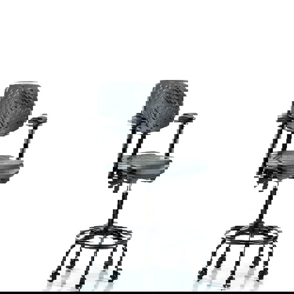 Task Chair: Polyurethane, Black