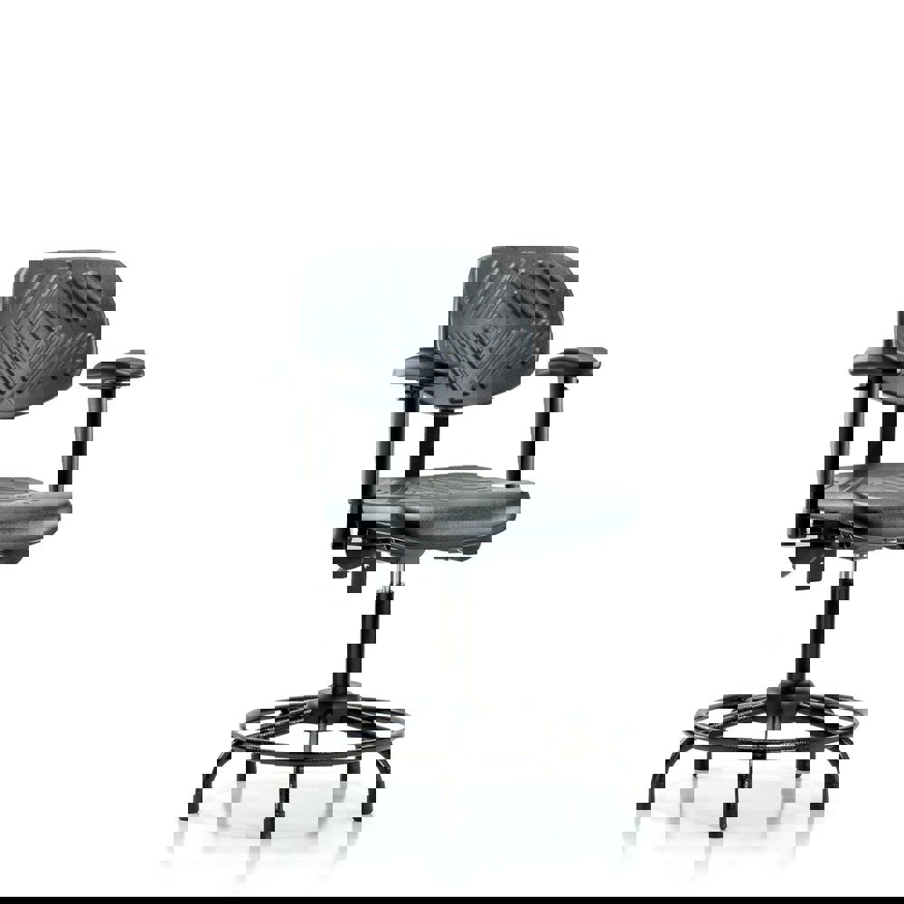 Task Chair: Polyurethane, Black