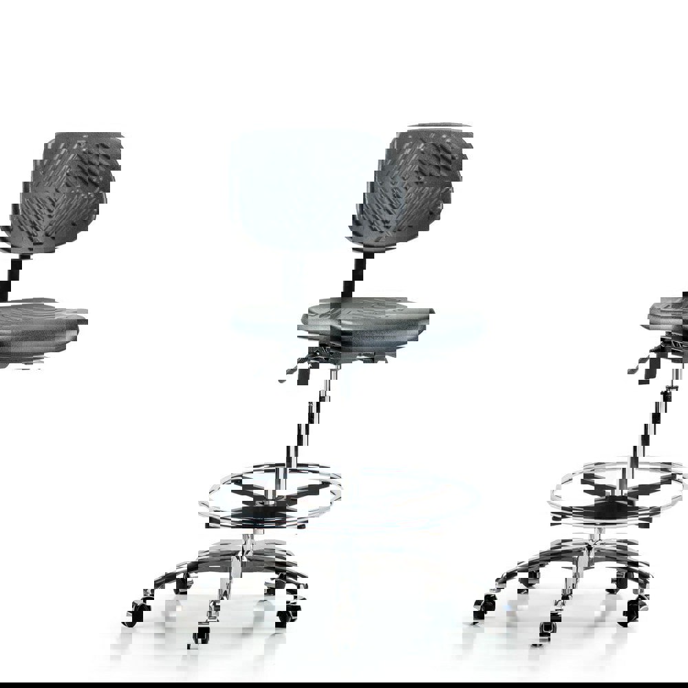 Task Chair: Polyurethane, Black