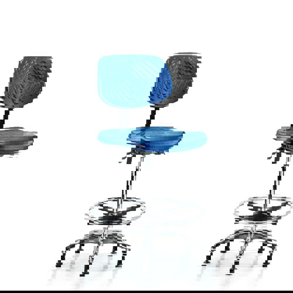 Task Chair: Polyurethane, Blue