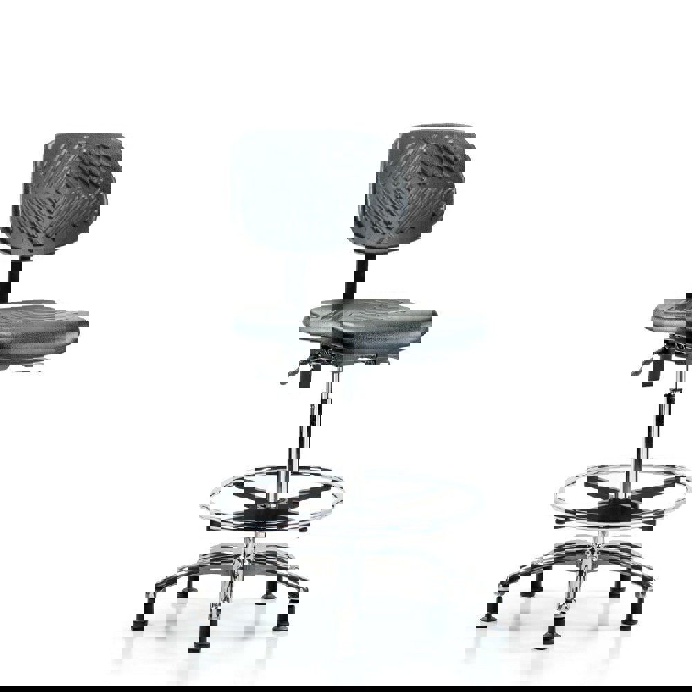 Task Chair: Polyurethane, Black