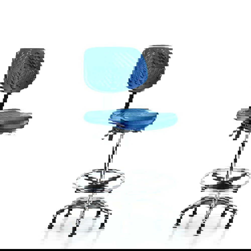 Task Chair: Polyurethane, Blue