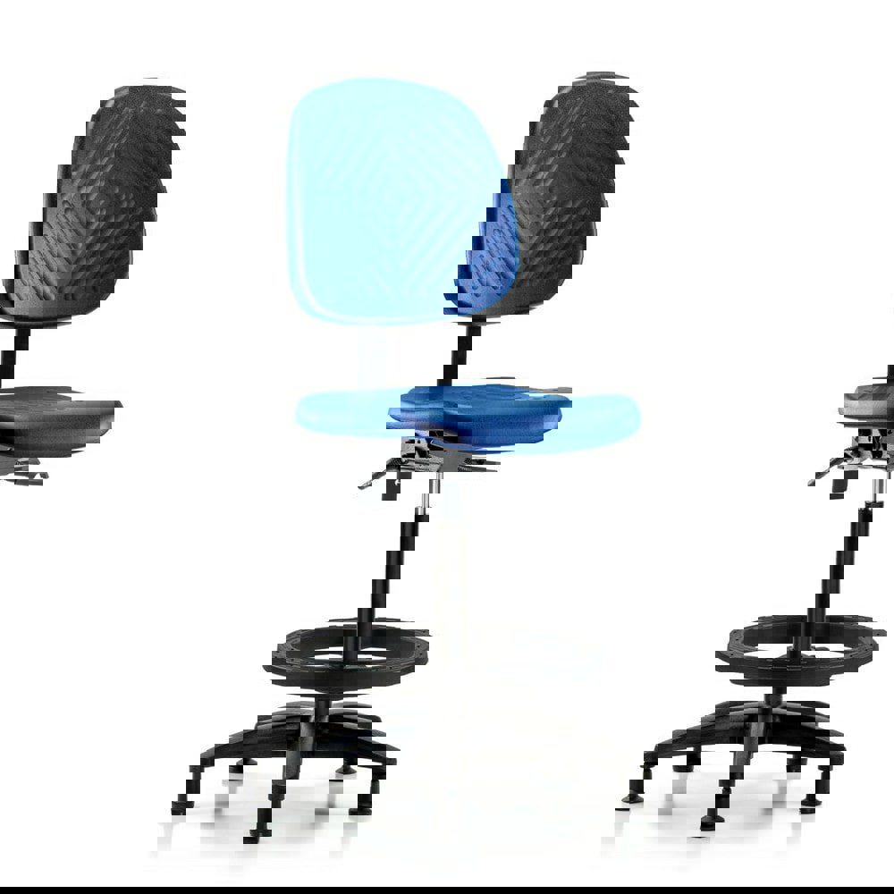 Task Chair: Polyurethane, Blue