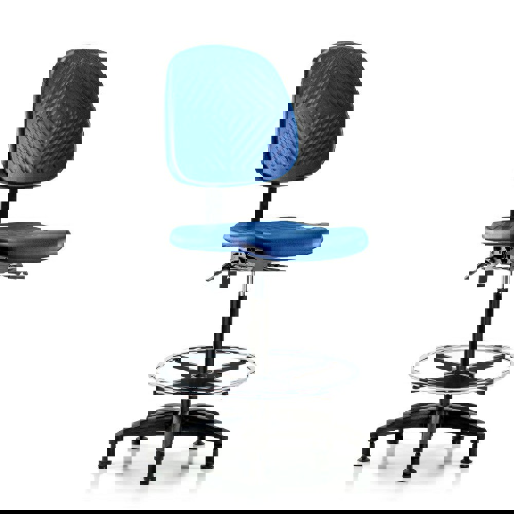 Task Chair: Polyurethane, Blue