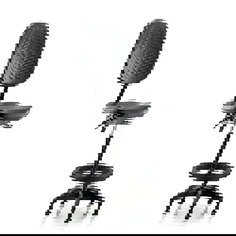 Task Chair: Polyurethane, Black